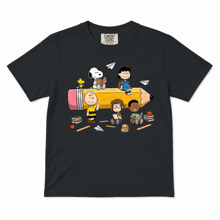 Comfort Colors Back To School Kid Pencil Classroom Kid T-Shirt