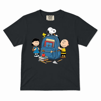 Comfort Colors Back To School Backpack Books Classroom Kid T-Shirt