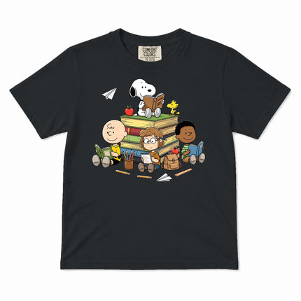 Comfort Colors Back To School Reading Books Classroom Kid T-Shirt