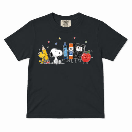 Comfort Colors Back To School Cute School Supplies Kid T-Shirt