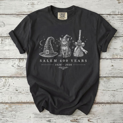 Comfort Colors Salem Witch 400th Anniversary Halloween T-Shirt
