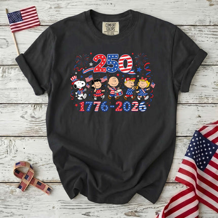 Comfort Colors 250 Years 1776-2026 Patriotic Marching Band T-Shirt
