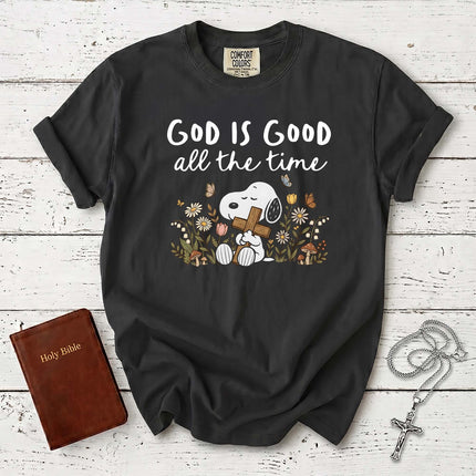 Comfort Colors God Is Good All The Time Cross T-Shirt