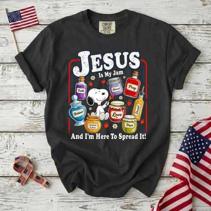 Comfort Colors Jesus Is My Jam Here to Spread It Christian T-Shirt
