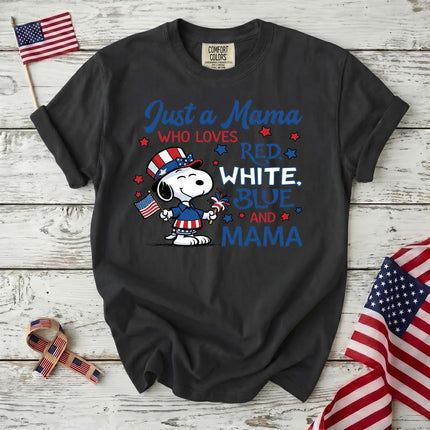 Comfort Colors 250th Anniversary USA Just A Mama T-Shirt