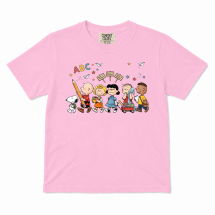 Comfort Colors Back To School First Day Classroom Friends Kid T-Shirt
