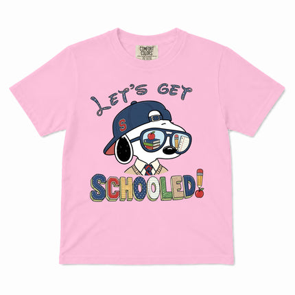 Comfort Colors Back To School Let's Get Schooled First Day Kid T-Shirt