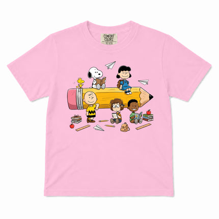 Comfort Colors Back To School Kid Pencil Classroom Kid T-Shirt