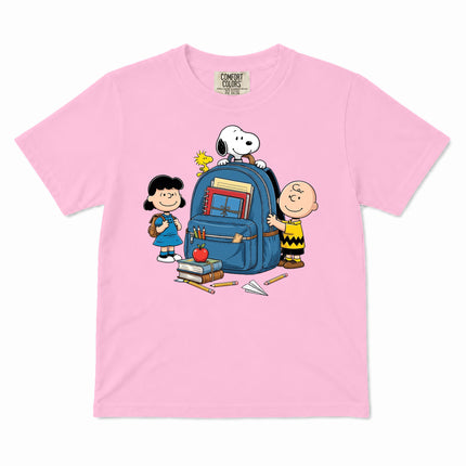 Comfort Colors Back To School Backpack Books Classroom Kid T-Shirt