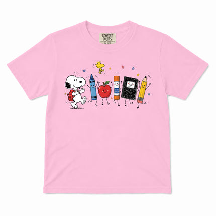 Comfort Colors Back To School Cute School Supplies Kid T-Shirt