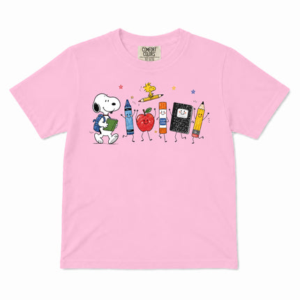 Comfort Colors Back To School Cute School Supplies Kid T-Shirt