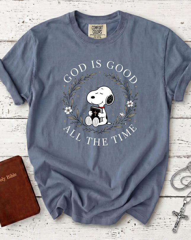 Comfort Colors God Is Good All The Time Christian Bible Faith Gift T-Shirt