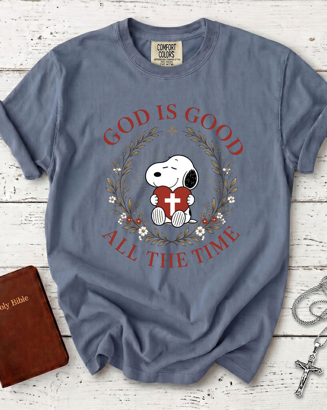 Comfort Colors God Is Good All The Time Christian Faith Jesus Gift T-Shirt