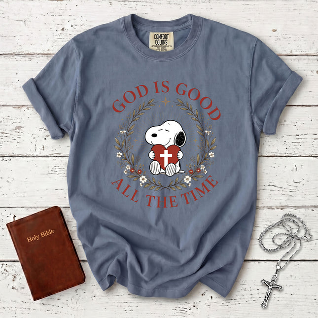 Comfort Colors God Is Good All The Time Christian Faith Jesus Gift T-Shirt