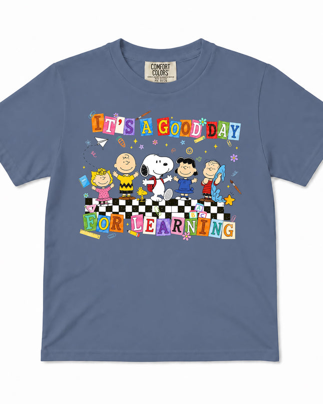 Comfort Colors Back To School Good Day For Learning Kid T-Shirt