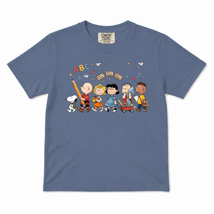 Comfort Colors Back To School First Day Classroom Friends Kid T-Shirt