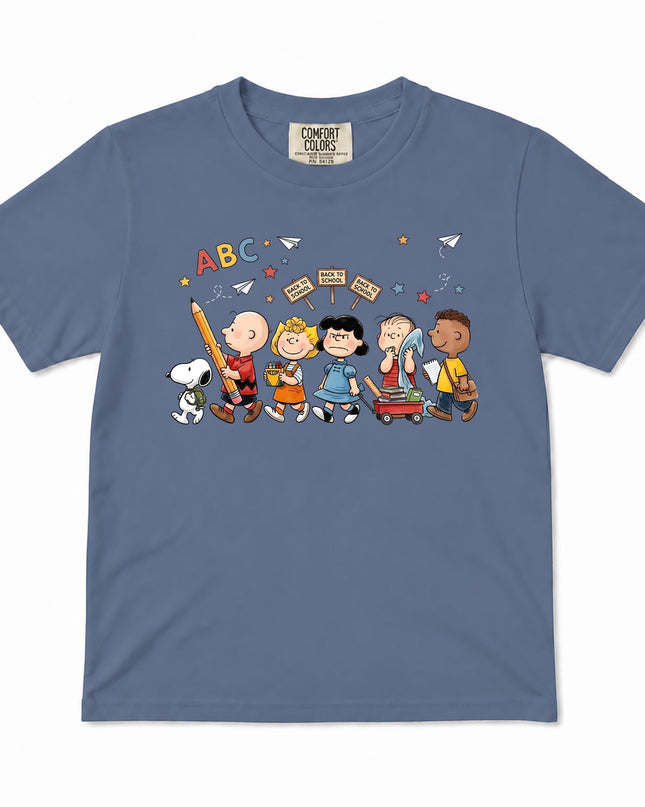 Comfort Colors Back To School First Day Classroom Friends Kid T-Shirt