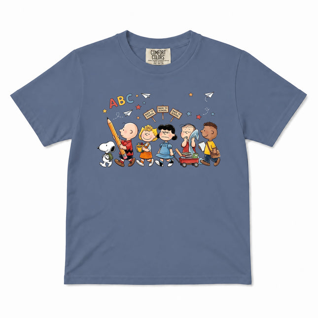 Comfort Colors Back To School First Day Classroom Friends Kid T-Shirt