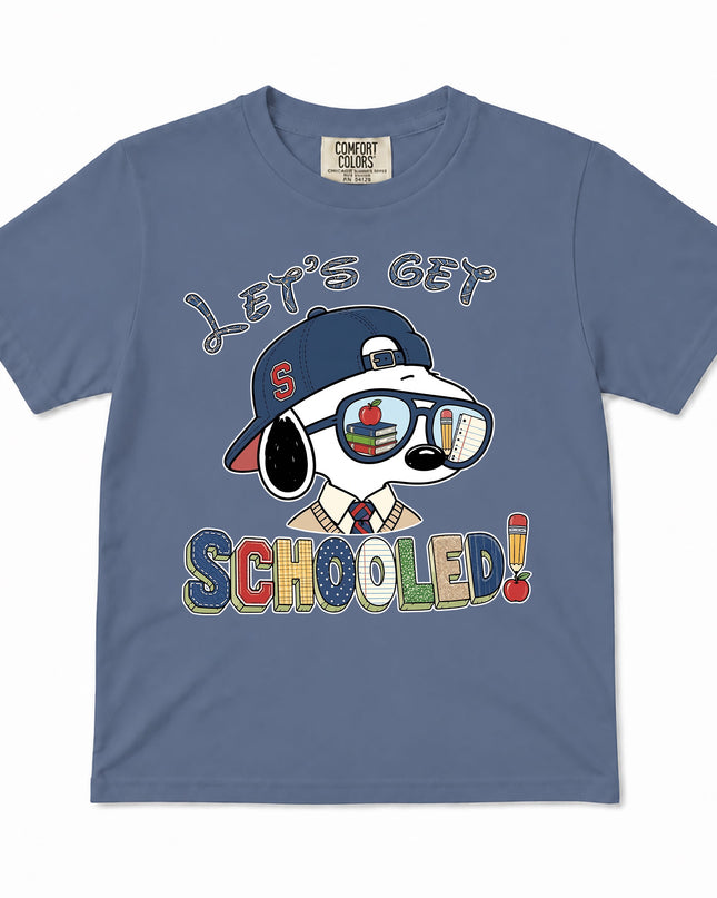 Comfort Colors Back To School Let's Get Schooled First Day Kid T-Shirt