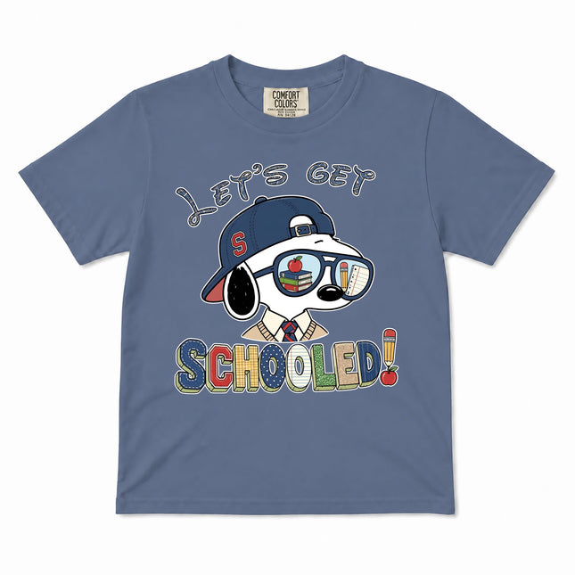 Comfort Colors Back To School Let's Get Schooled First Day Kid T-Shirt