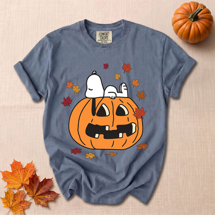 Comfort Colors Fall Pumpkin Jack O Lantern T-Shirt