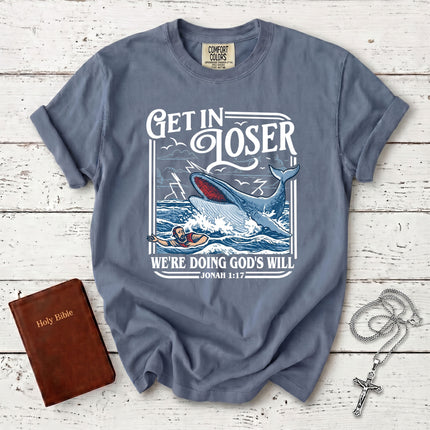 Comfort Colors Funny Christian Gods Will Bible Verse T-Shirt