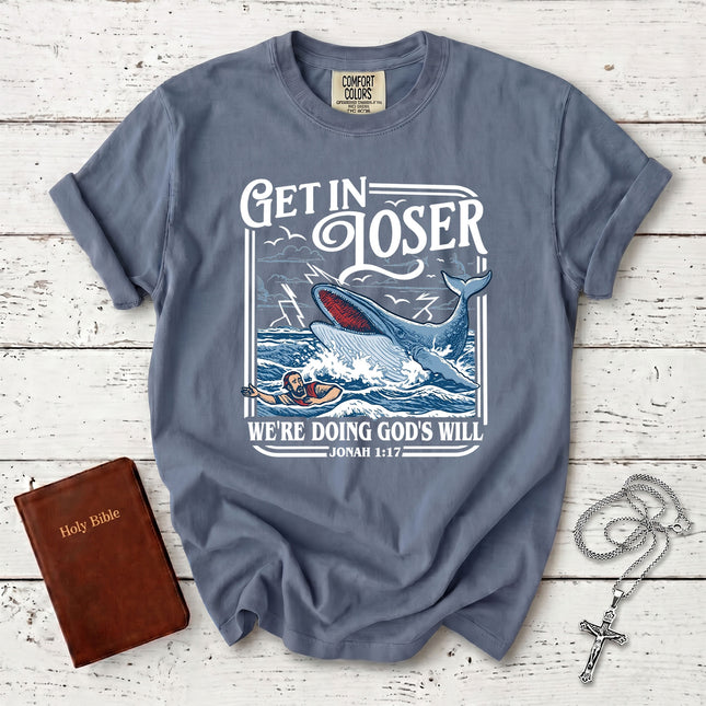 Comfort Colors Funny Christian Gods Will Bible Verse T-Shirt