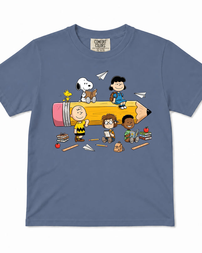 Comfort Colors Back To School Kid Pencil Classroom Kid T-Shirt