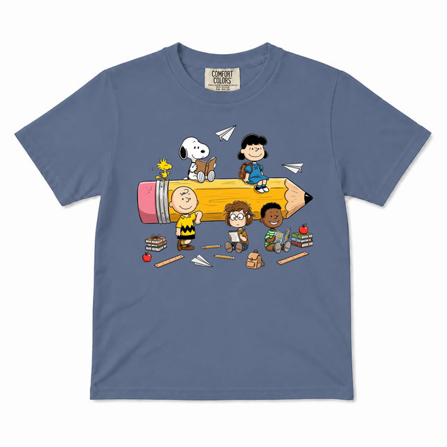 Comfort Colors Back To School Kid Pencil Classroom Kid T-Shirt