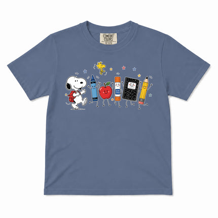 Comfort Colors Back To School Cute School Supplies Kid T-Shirt