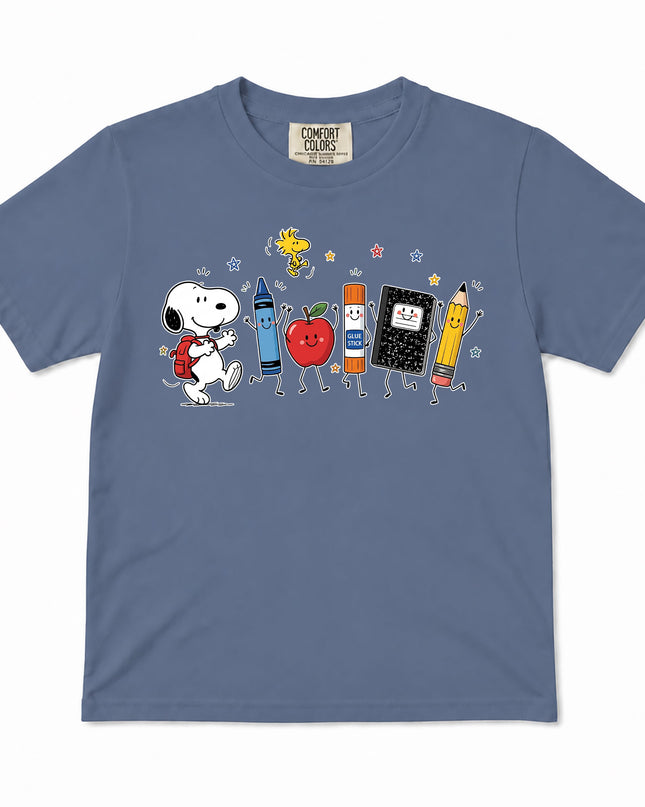 Comfort Colors Back To School Cute School Supplies Kid T-Shirt