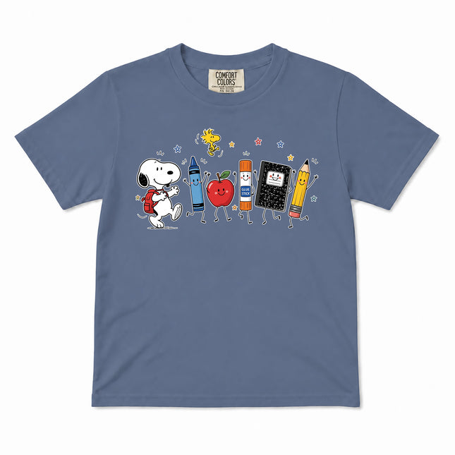 Comfort Colors Back To School Cute School Supplies Kid T-Shirt