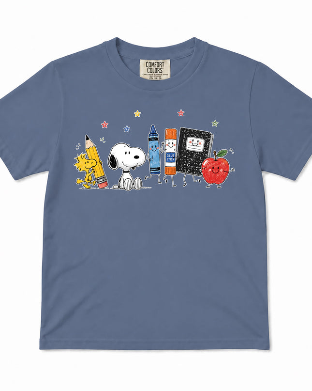 Comfort Colors Back To School Cute School Supplies Kid T-Shirt