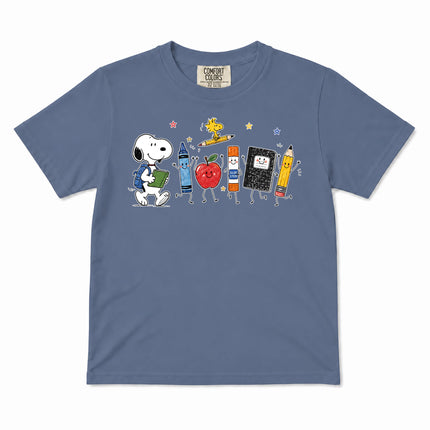 Comfort Colors Back To School Cute School Supplies Kid T-Shirt