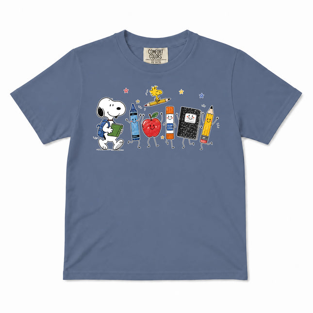 Comfort Colors Back To School Cute School Supplies Kid T-Shirt