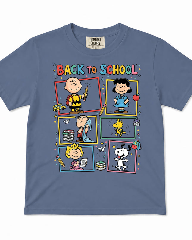 Comfort Colors Back To School Colorful Classroom Friends Kid T-Shirt