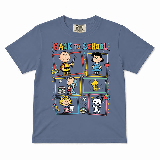 Comfort Colors Back To School Colorful Classroom Friends Kid T-Shirt