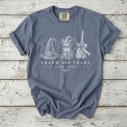 Comfort Colors Salem Witch 400th Anniversary Halloween T-Shirt