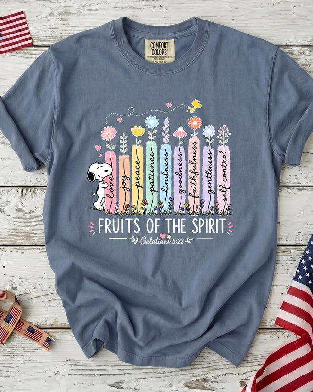 Comfort Colors Fruits of the Spirit Floral Christian T-Shirt