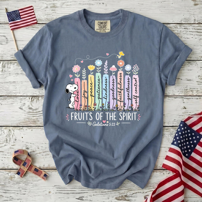 Comfort Colors Fruits of the Spirit Floral Christian T-Shirt