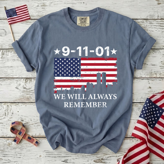Comfort Colors 25th Anniversary Patriot Day 911 Memorial T-Shirt