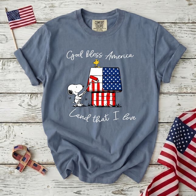 Comfort Colors God Bless America T-Shirt