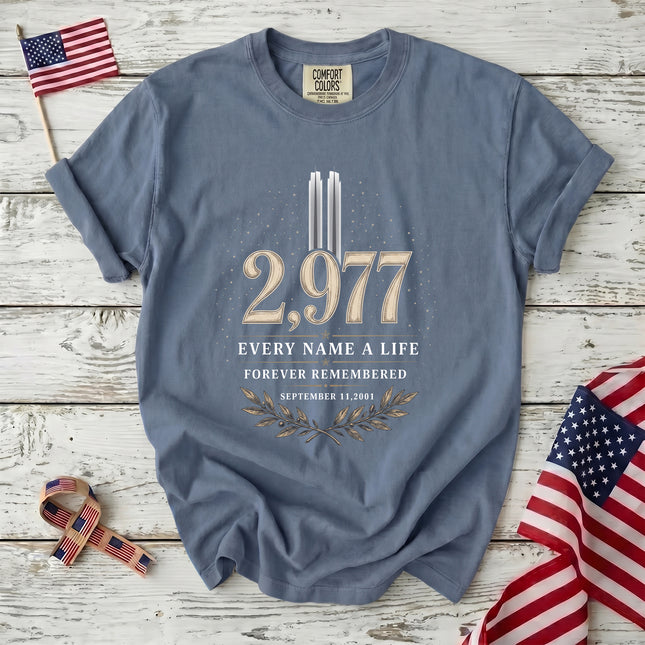 Comfort Colors 25th Anniversary Patriot Day 911 Memorial T-Shirt