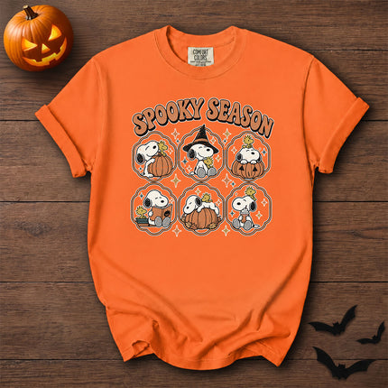 Comfort Colors Spooky Season Pumpkin Halloween Graphic T-Shirt