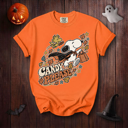 Comfort Colors Candy Please Halloween Graphic T-Shirt