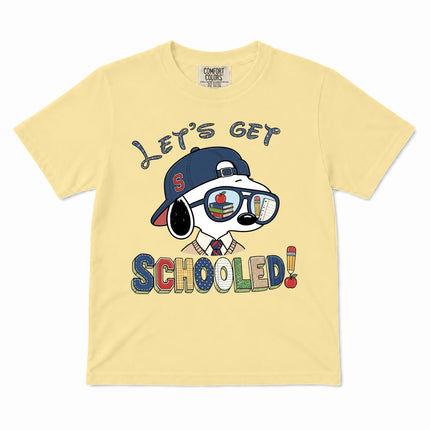 Comfort Colors Back To School Let's Get Schooled First Day Kid T-Shirt