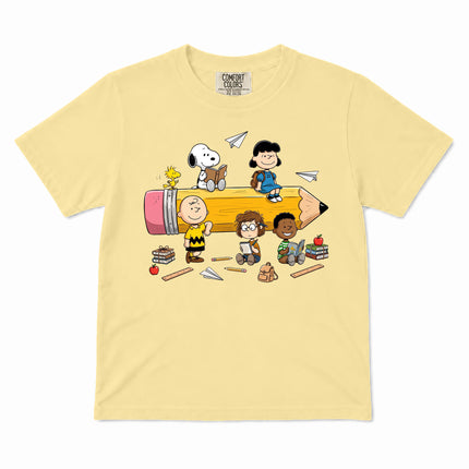 Comfort Colors Back To School Kid Pencil Classroom Kid T-Shirt