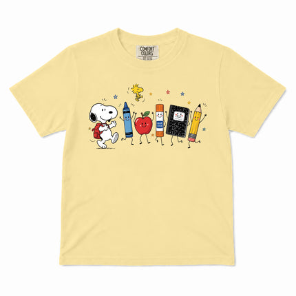 Comfort Colors Back To School Cute School Supplies Kid T-Shirt