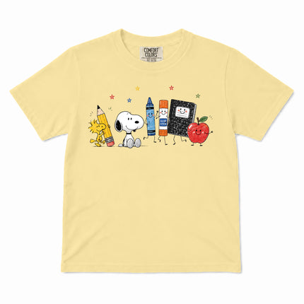 Comfort Colors Back To School Cute School Supplies Kid T-Shirt