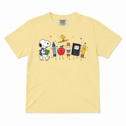 Comfort Colors Back To School Cute School Supplies Kid T-Shirt